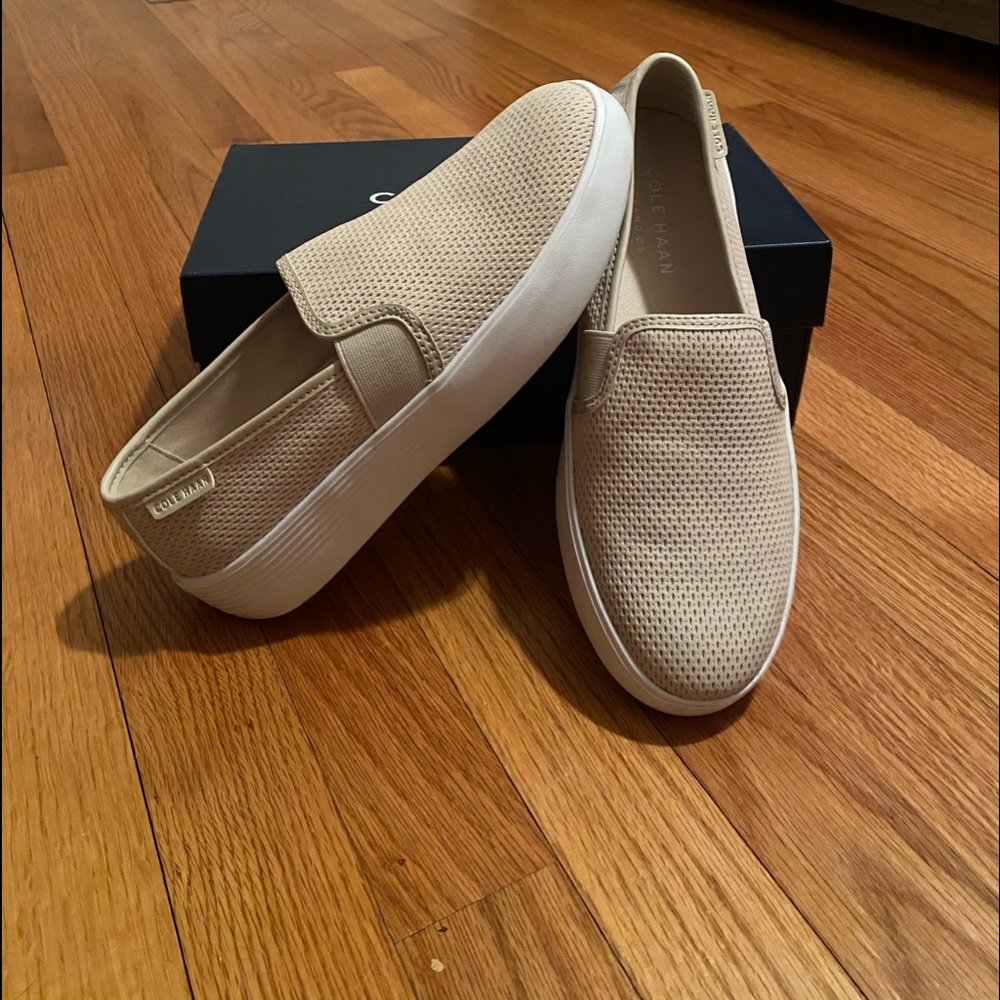 Cole Haan Crosscourt Flatform Slip-On Shoes